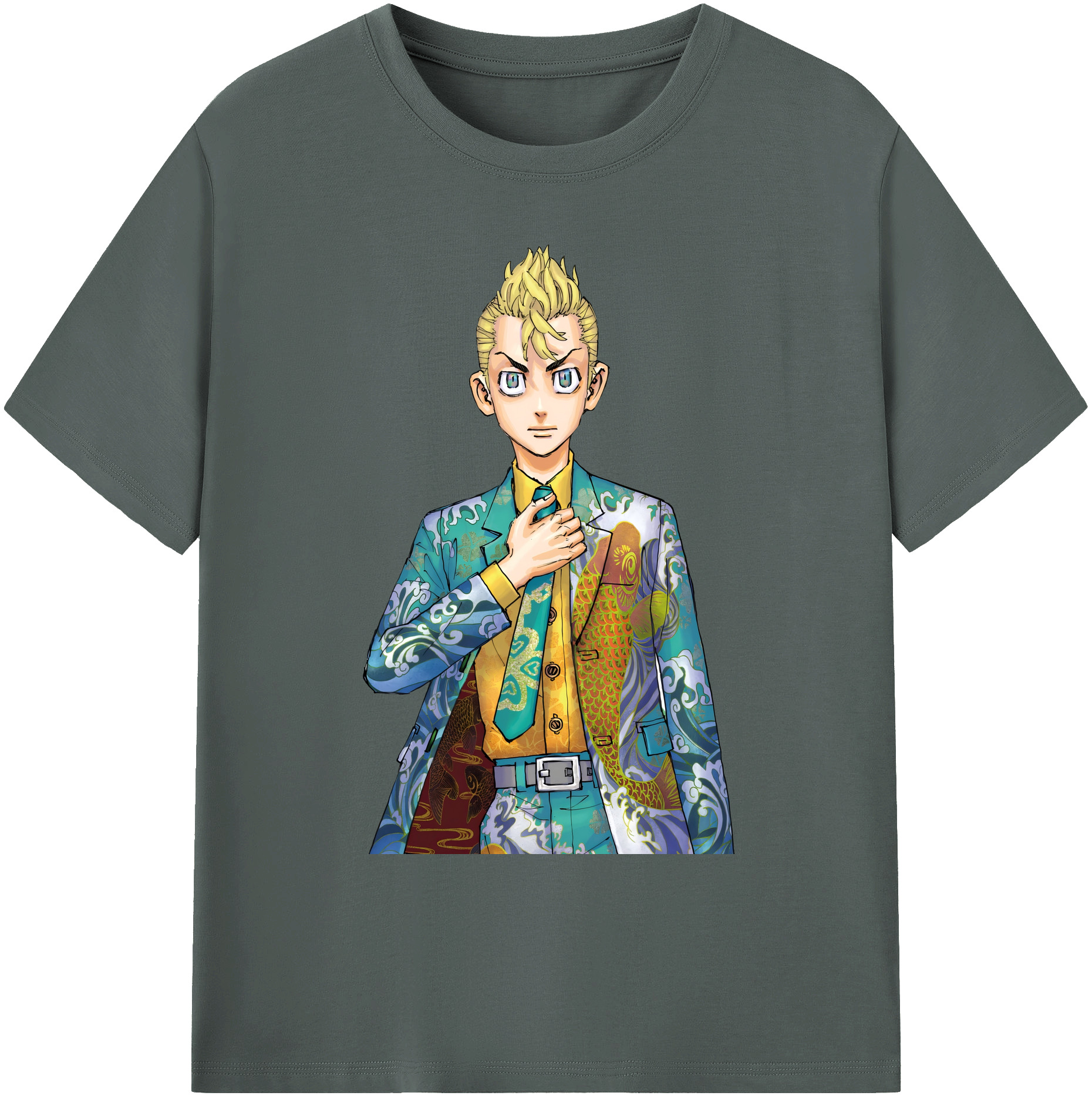 （画像用） 東京リベンジャーズ Tokyo Revengers 綿100％ メンズ半袖Tシャツ｜肌触りやわらか＆通気性
